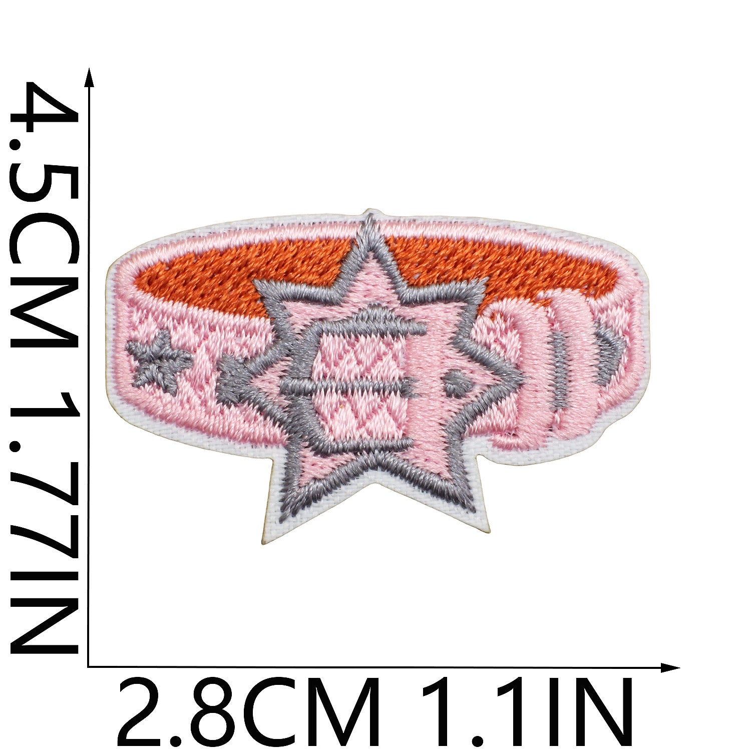 Wholesale Western Denim Embroidery Cloth Sticker FS